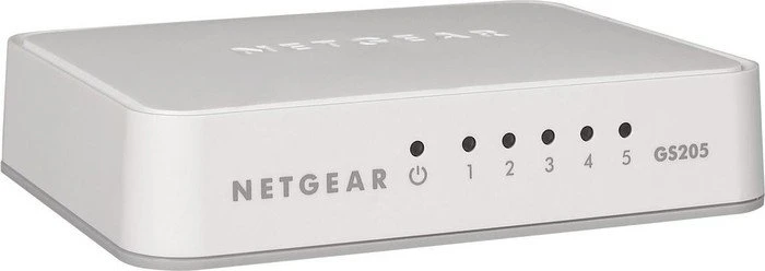 Netgear GS200 Desktop Gigabit Switch, 5x RJ-45