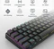 RK Royal Kludge RK61 60% Wireless, schwarz, LEDs RGB, hot-swap, RK RED, USB/Bluetooth, US Vorschaubild