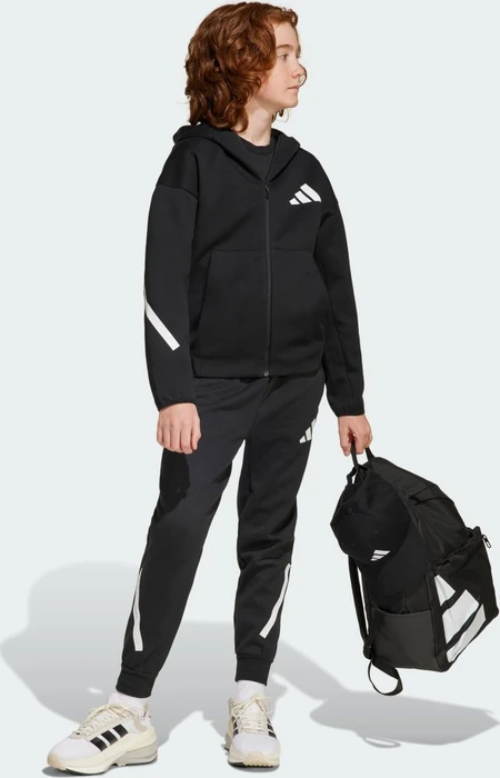 adidas Z.N.E. Zip Hoodie schwarz/weiß (Junior)