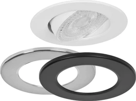 Heitronic DL7002 LED Einbauleuchte schwenkbar 5.5W weiß/schwarz/nickel