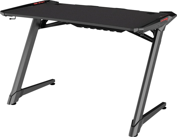 Sandberg Fighter Gaming Desk 2 Schreibtisch 120x64cm schwarz/schwarz