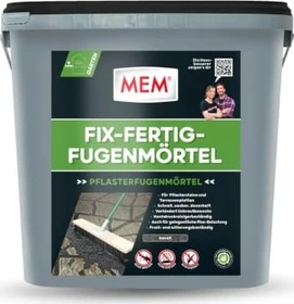 MEM Fix-Fertig-Fugenmörtel Schnellspachtel basalt, 12.50kg