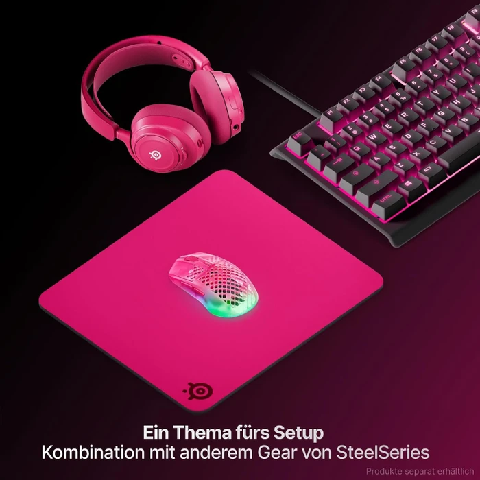 SteelSeries QcK Heavy Large, 450x400mm, magenta