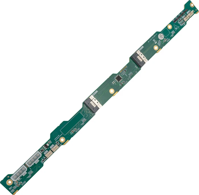 SilverStone RAC-BP-304N, 4-Bay 2.5"/3.5" Server Backplane mit U.2 Unterstützung, grün