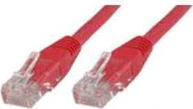 MicroConnect Patchkabel, Cat5e, U/UTP, RJ-45/RJ-45, 7.5m, rot