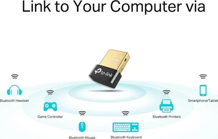 TP-Link UB4A Nano, Bluetooth 4.0, USB-A 2.0 [Stecker]