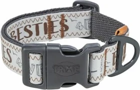 Trixie BE NORDIC Halsband, extra breit, M-L, grau