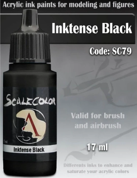 Scale75 ScaleColor Inktensity inktense black, 17ml