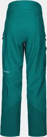 Ortovox 3L Deep Shell Hose lang pacific green (Damen)