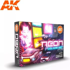 AK-Interactive 3rd Gen Acrylic Colors Neon Colors Set Farbset, 6-tlg.