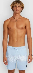 O'Neill Uni Flower 16" Badeshorts light blue/tropical stripe (Herren)