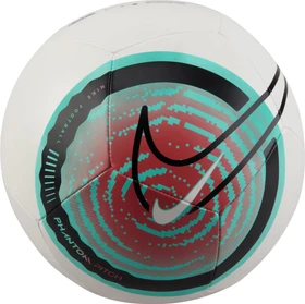 Nike Phantom Fußball white/aurora green/ember glow/black