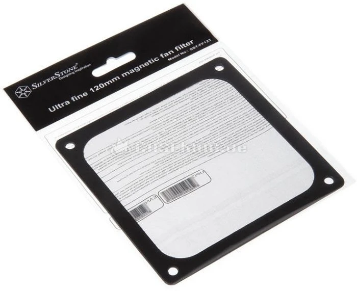 SilverStone FF123, Staubfilter 120x120mm quadratisch