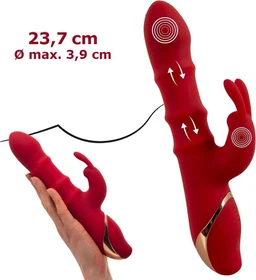 You2Toys Rabbit Vibrator with 3 moving rings