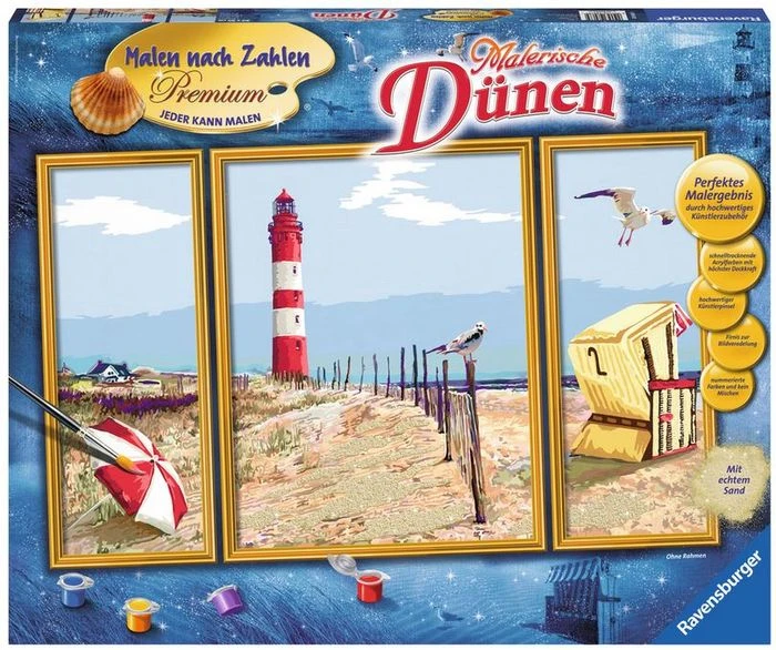 Ravensburger Malen nach Zahlen Malerische Dünen