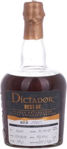 Dictador Best of 1980 700ml
