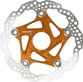 Hope Floating Centerlock Bremsscheibe 160mm orange