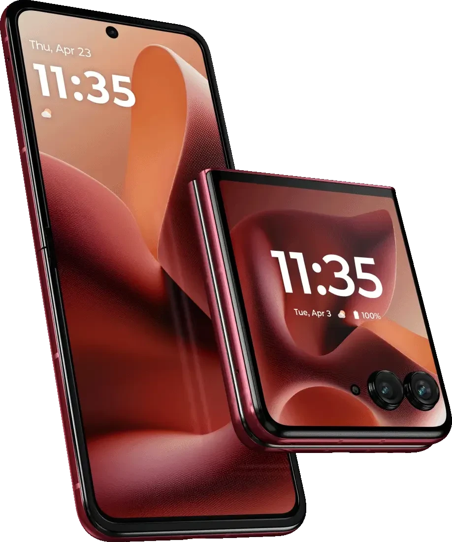 Motorola Razr 60 Ultra PANTONE Rio Red