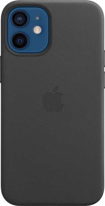 Apple Leder Case mit MagSafe für iPhone 12 Mini schwarz