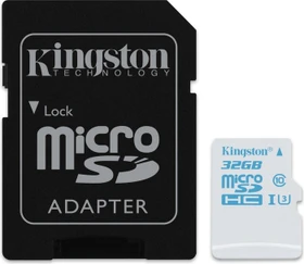 Kingston Action Camera R90/W45 32GB Kit, UHS-I U3, Class 10