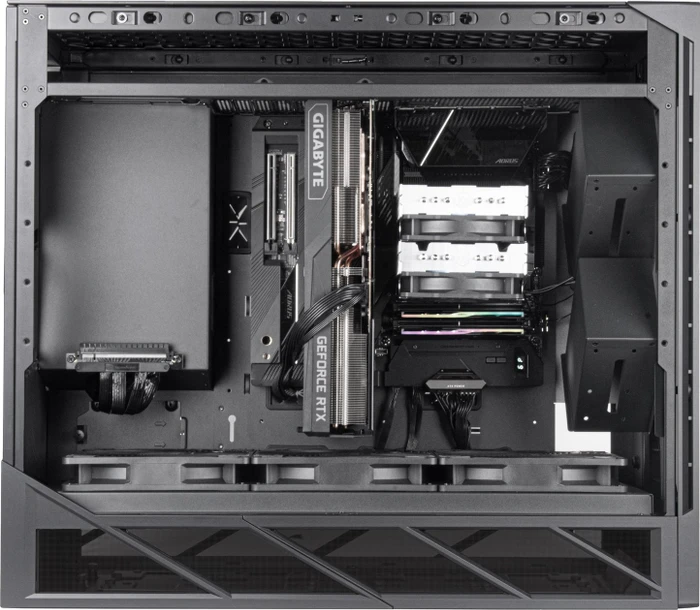 SilverStone Alta F2 Black, schwarz, Glasfenster