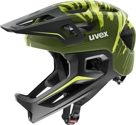 UVEX React Fullface-Kinderhelm dark olive matt