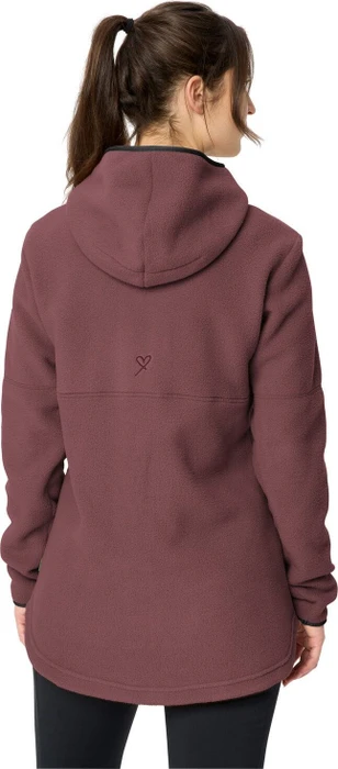 Vaude Neyland II Fleece Hooded Jacke ruby dusk (Damen)