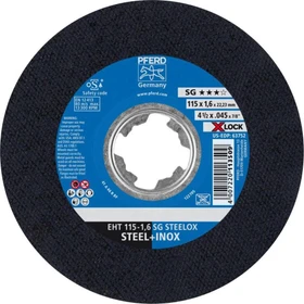 Pferd EHT 115-1.6 SG STEELOX/X-LOCK Trennscheibe gerade, 115x1.6mm, 25 Stück