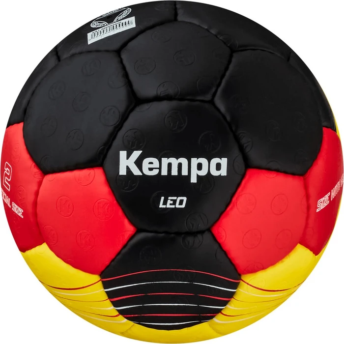 Kempa Leo Handball schwarz/rot/gold