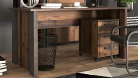 Forte Clif Schreibtisch 153x70cm Old Wood