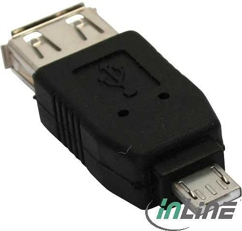 InLine Micro-USB Adapter, Micro-A Stecker auf Buchse A