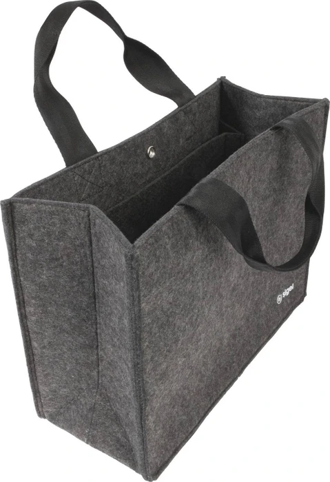 Sigel Notebook Tasche Desk Sharing Bag Basic M Synthetischer Filz Dunkelgrau
