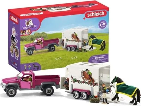 Schleich Horse Club - Pick-up mit Pferdeanhänger
