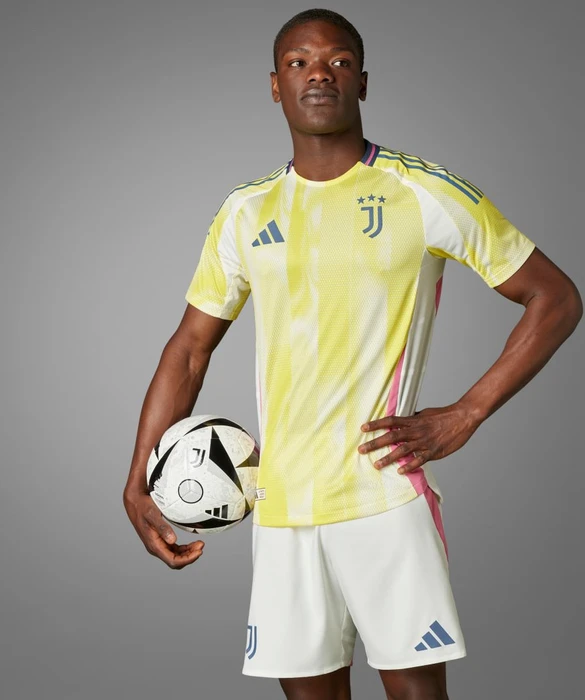 adidas Juventus Turin Authentic 2024/2025 Auswärtstrikot pure sulfur (Herren)