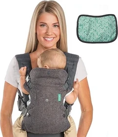 infantino Flip Advanced 4in1 Babytrage dunkelgrau