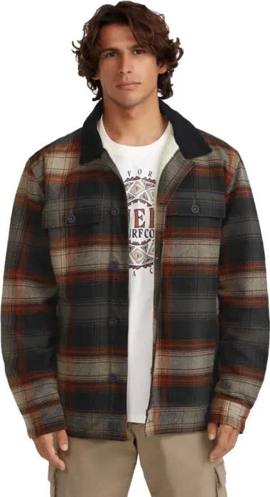 O'Neill Fleecefutter Jacke grey check small (Herren)