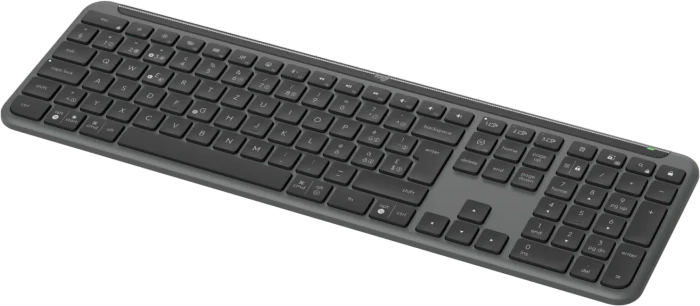 Logitech K950 Signature Slim, Graphite, Logi Bolt, USB/Bluetooth, CH