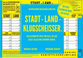 Stadt Land Klugscheisser Spielblock Original (Erweiterung)