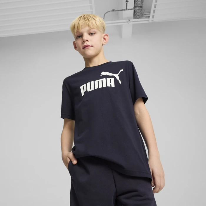 Puma ESS No. 1 Logo T-Shirt kurzarm new navy (Junior)