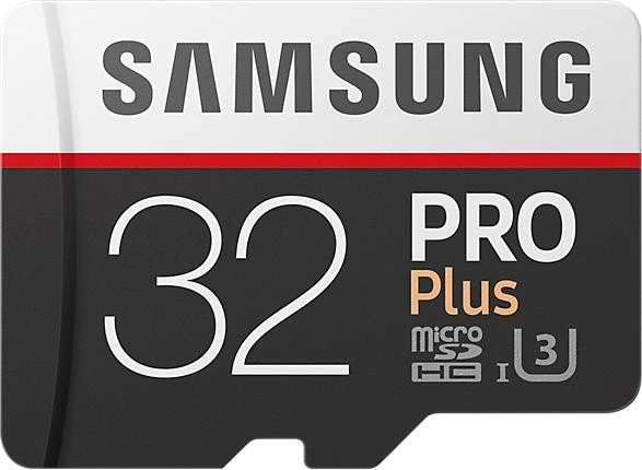 Samsung PRO Plus, microSD UHS-I U3, Rev-G / 2017