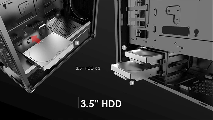 Raijintek Ponos MS, Glasfenster