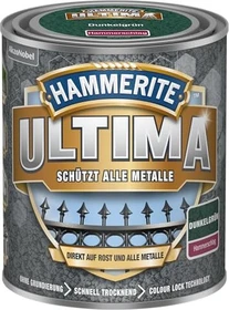 Hammerite Hammerschlag Metallschutz-Lack außen dunkelgrün, 750ml