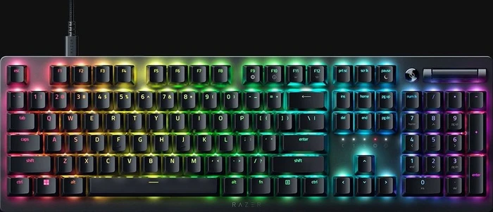 Razer DeathStalker V2, Razer Low-Profile Linear Optical RED, USB, DE
