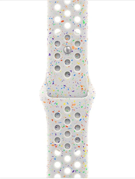 Apple Nike Sportarmband S/M für Apple Watch 41mm Pure Platinum