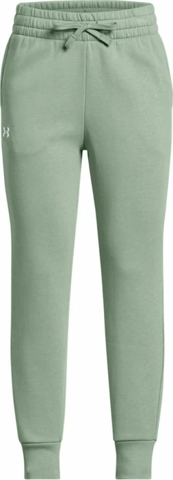 Under Armour Rival Fleece Trainingshose lang silica green/white (Junior)