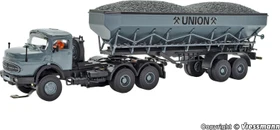 Viessmann - Spur H0 - CarMotion - MB Rundhauber 3-achs mit Kohlenkuli UNION