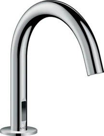 Hansgrohe Axor Uno elektrische Waschbeckenarmatur mit Temperaturvoreinstellung und Netzanschluss brushed brass
