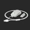 Endgame Gear OP1w 4k Wireless Gaming Mouse White Frost, USB Vorschaubild