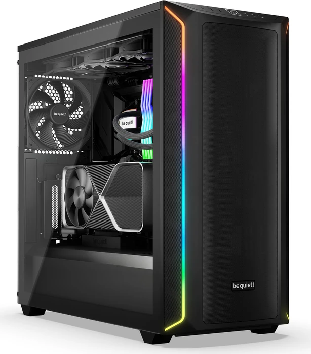 be quiet! Shadow Base 800 DX Black, Glasfenster, schallgedämmt
