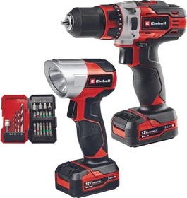 Einhell Expert TE-CD 12/1 Li Akku-Bohrschrauber inkl. 2 Akkus 2.0Ah + Zubehör